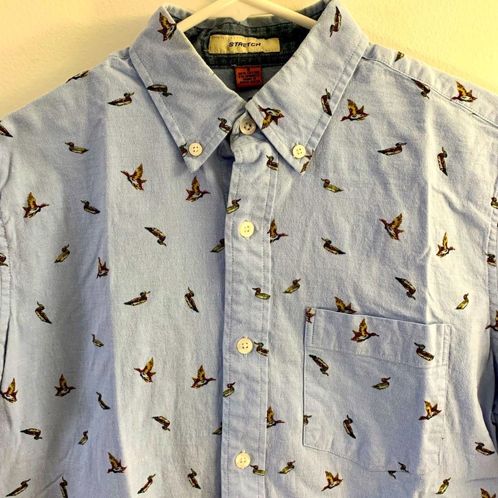 Taylor Vintage duck print button down